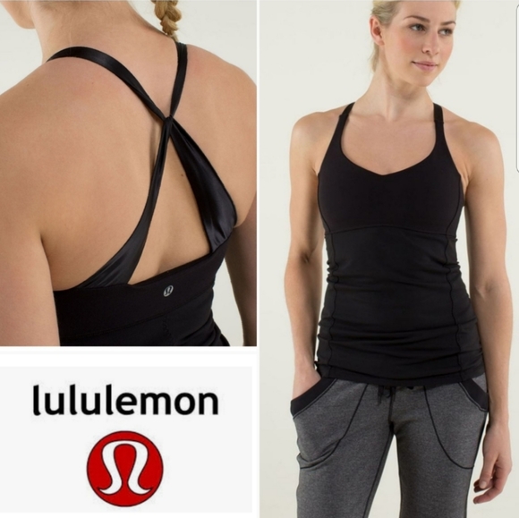 LULULEMON Practice Daily Tank Black Size 6